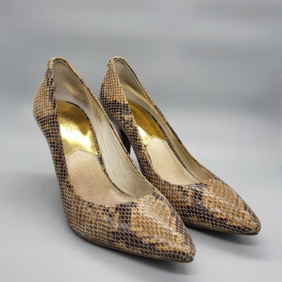 MICHAEL Michael Kors Snakeskin Print Flex Pumps - Picture 1 of 13